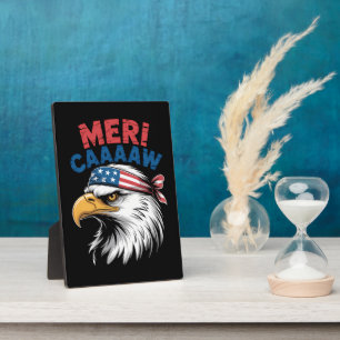 4th Of July Eagle Freedom Patriotic Plaque