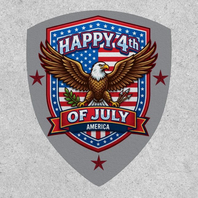 4th of July Eagle Patch (Front)