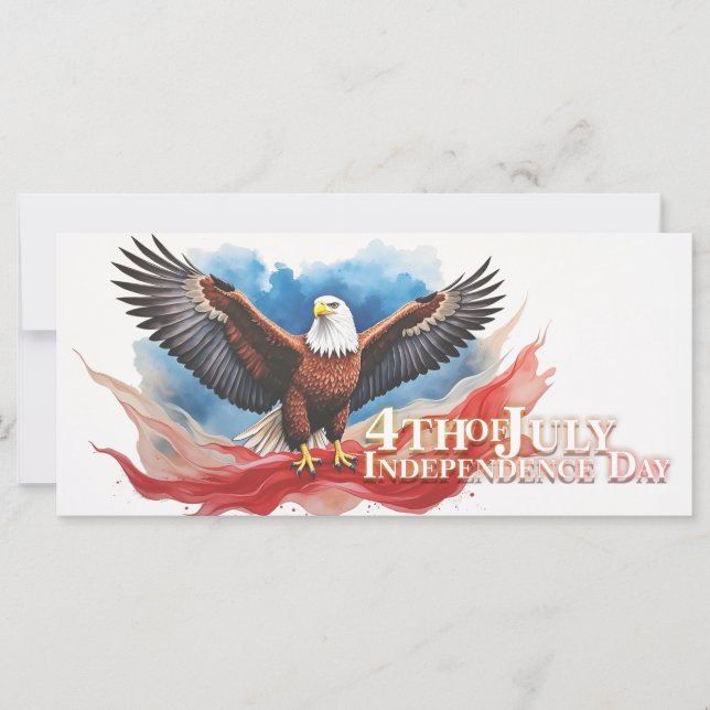 4th of July Eagle – Patriotic Art Design (Front)