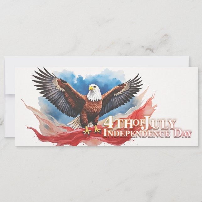 4th of July Eagle – Patriotic Art Design (Front)
