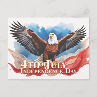 4th of July Eagle – Patriotic Art Design