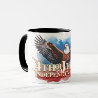 4th of July Eagle – Patriotic Art Design