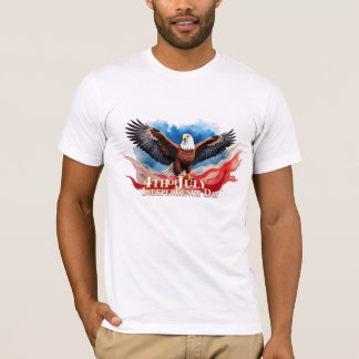 4th of July Eagle – Patriotic Art Design T-Shirt