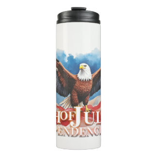 4th of July Eagle – Patriotic Art Design Thermal Tumbler