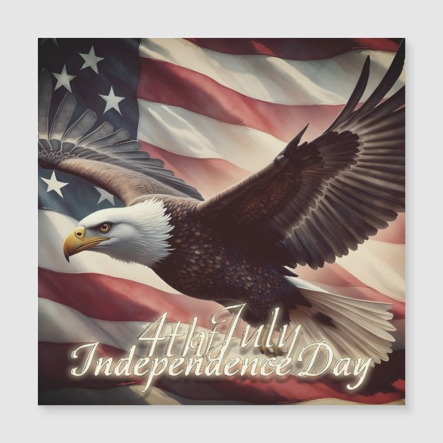 4th of July Eagle with American Flag (Front)