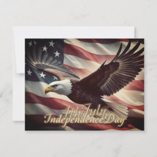 4th of July Eagle with American Flag