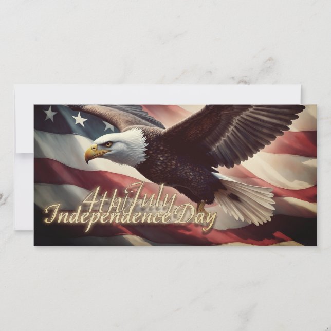 4th of July Eagle with American Flag (Front)