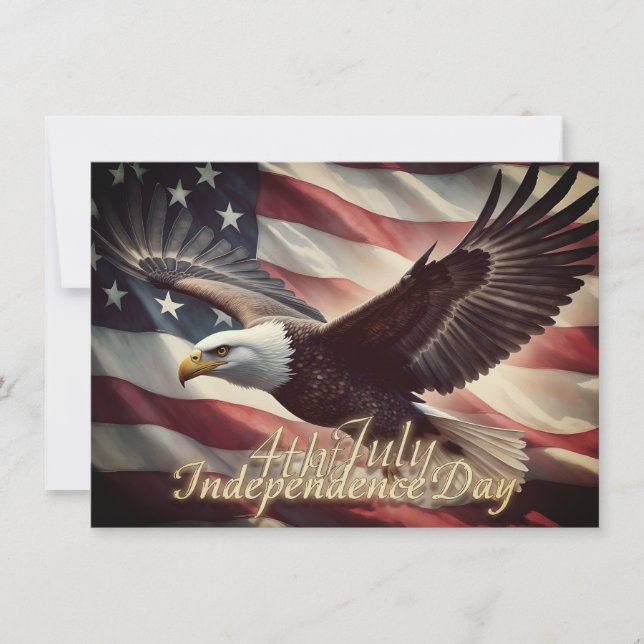 4th of July Eagle with American Flag (Front)