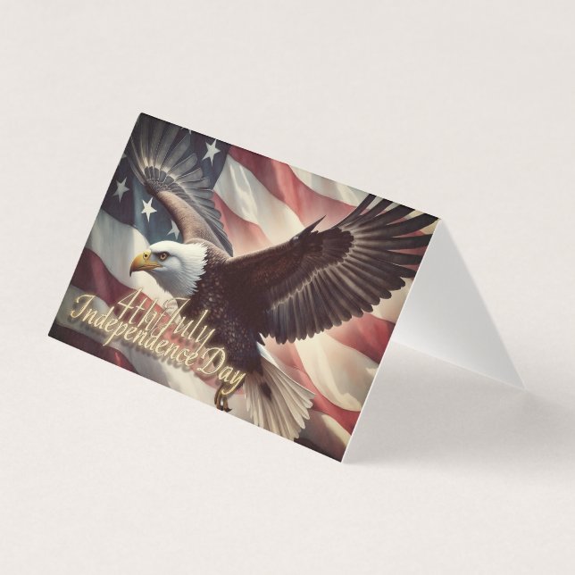 4th of July Eagle with American Flag (Front)