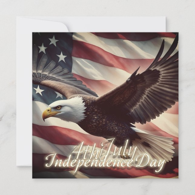 4th of July Eagle with American Flag (Front)