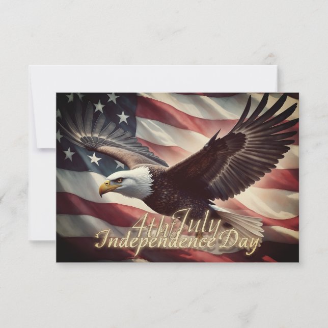 4th of July Eagle with American Flag (Front)