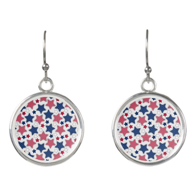 4th Of July Earrings (Front)