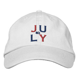 4th of July Embroidered Baseball Hat