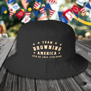 4th of July Family Group Photos Matching Bucket Hat