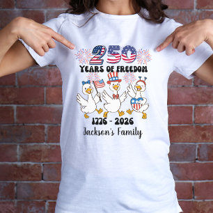 4th of july family matching us 250th Birthday T-Shirt