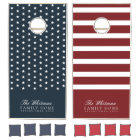 4th of July Family Name Red White and Blue