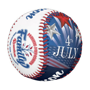 4th of July Family Reunion Baseball 