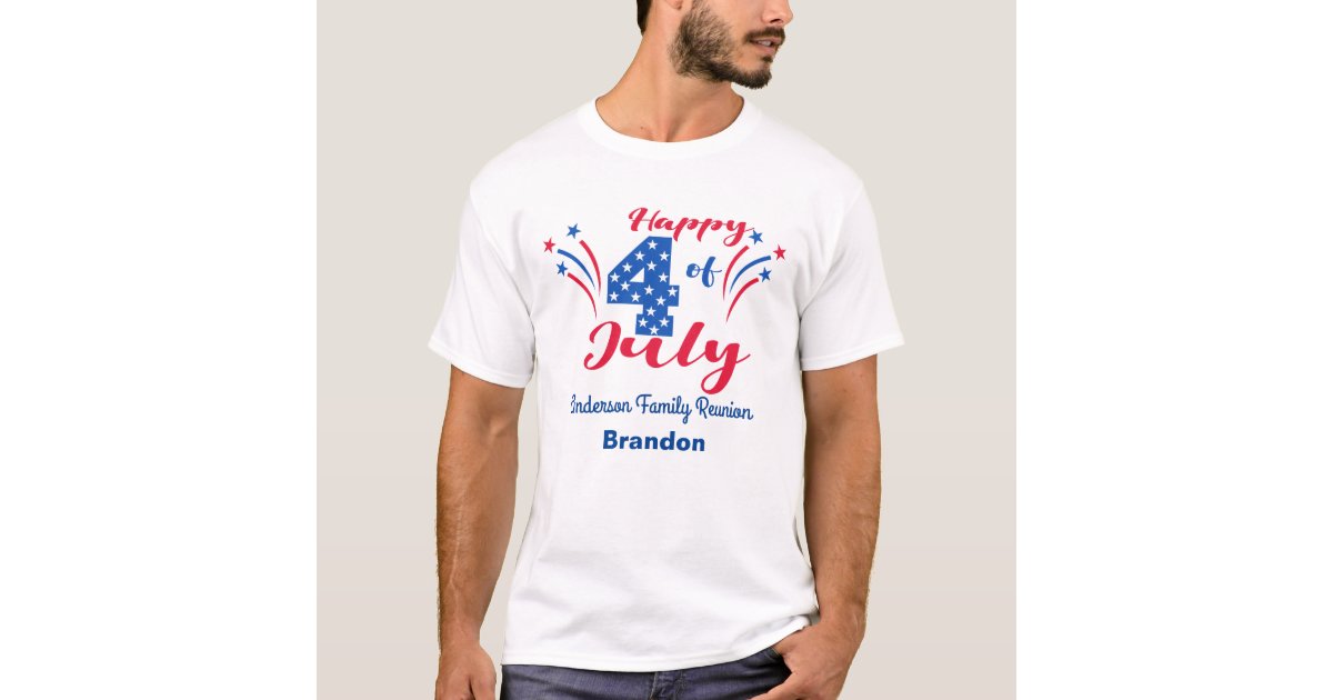 Funny 4th July BBQ Weed Party Gift, Happy Patriotic 4th July Fireworks  Weed BBQ Party T-Shirt