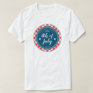 4th of July Family Reunion Party Personalized T-Shirt