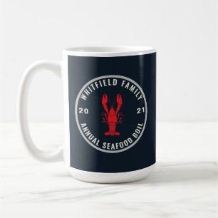 4th of July Family Seafood Boil Party Custom Coffee Mug