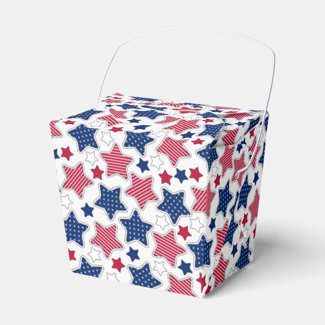 4th Of July Favor Box (Front Side)