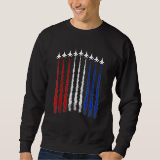 4th Of July Fighter Jet Airplane Flying American F Sweatshirt