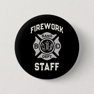 4th Of July Firework Staff Boom Squad Safety Direc Button