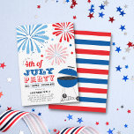 4th of July Fireworks BBQ Party  Invitation<br><div class="desc">4th of July Fireworks BBQ Party Invitation</div>