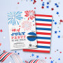 4th of July Fireworks BBQ Party  Invitation
