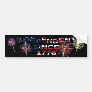 4th of July Fireworks Bumper Sticker