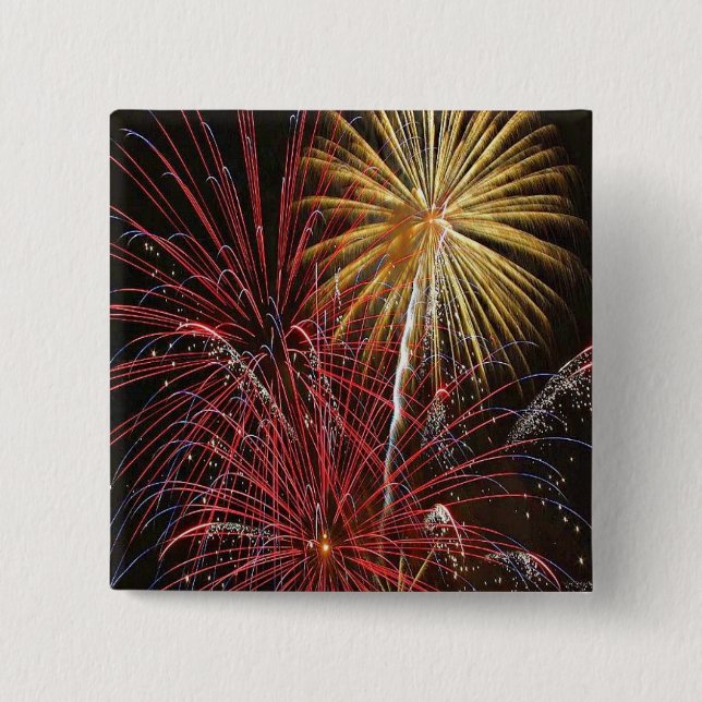 4th of July Fireworks Button (Front)