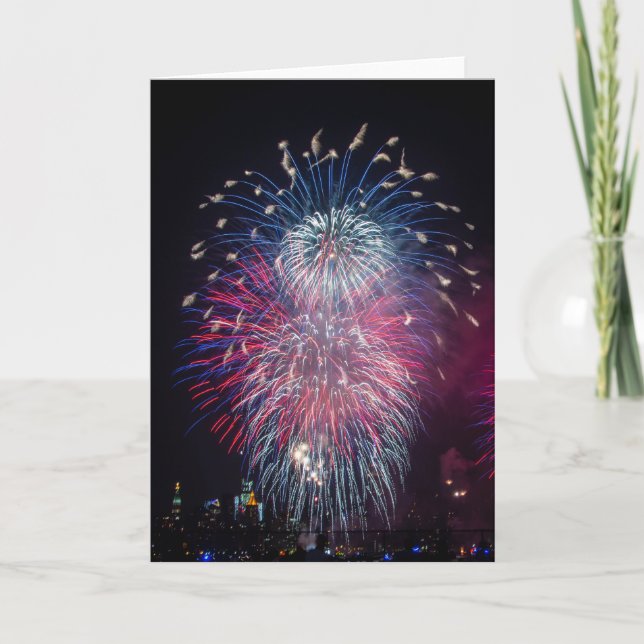 4th of July Fireworks Card (Front)