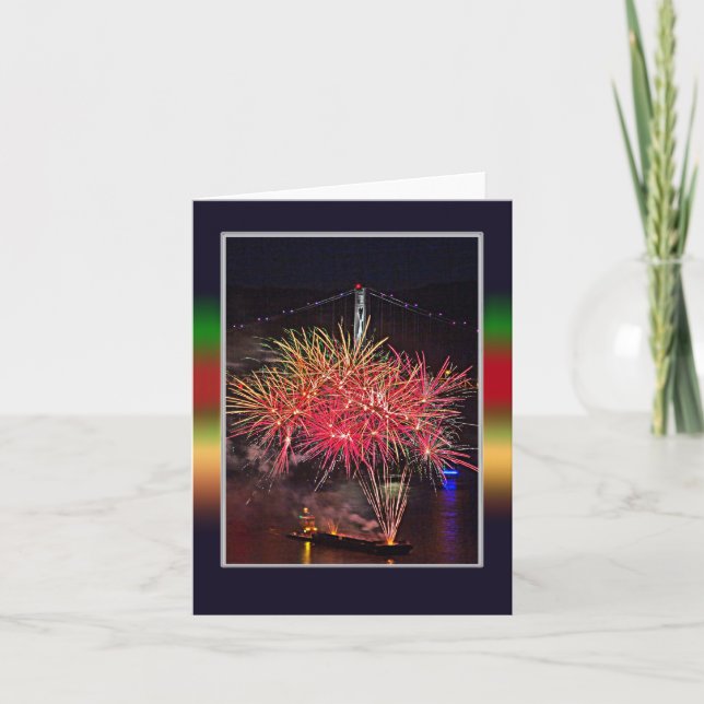 4th of July Fireworks Card (Front)