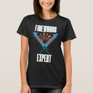 4th of July Fireworks Expert  Event Coordinators T-Shirt