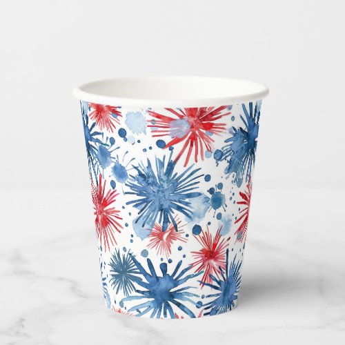 4th of July Fireworks Paper Cup