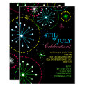 4th of July Fireworks Party Invitation