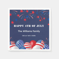 4th of July Fireworks Personalized Party