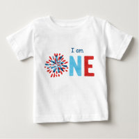 4th of July First Birthday Baby T-Shirt