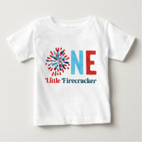 4th of July First Birthday Baby T-Shirt