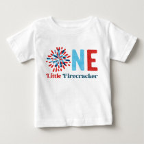 4th of July First Birthday Baby T-Shirt