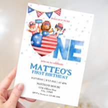 4th of July First Birthday