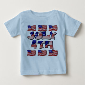 4th of July Flag Baby T-Shirt