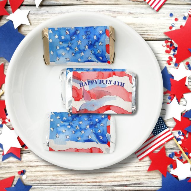 4th of July Flag Red White Blue  Hershey's Miniatures (Creator Uploaded)