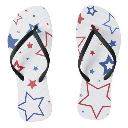 4th of July  Flip Flops