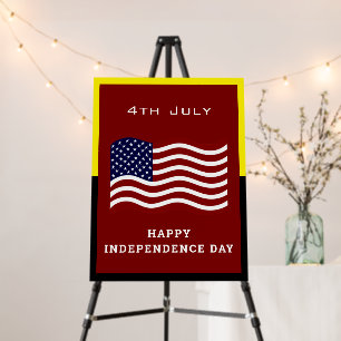 4th of July Foam Board – USA Celebration Sign