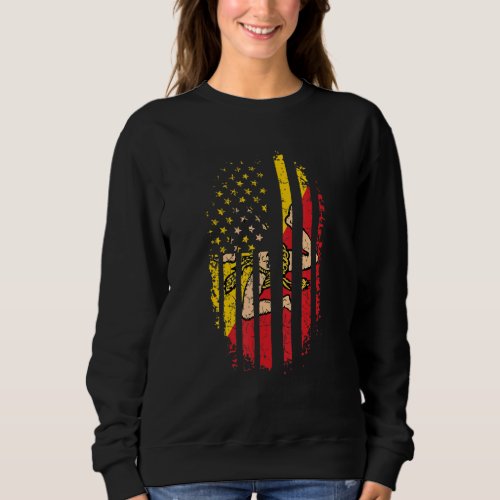 4th of July for a Patriotic Proud Sicilian Sweatshirt