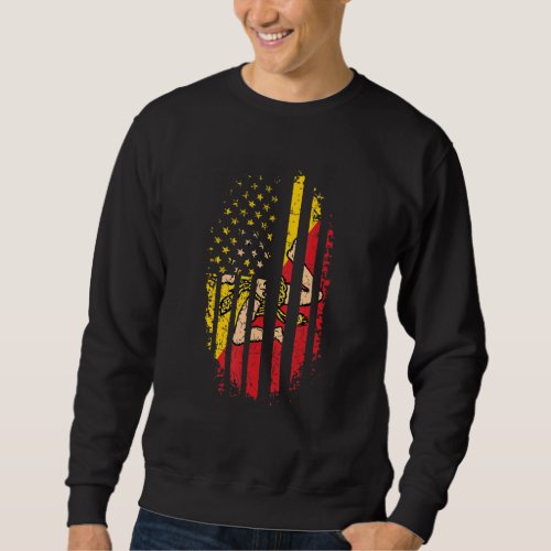 4th of July for a Patriotic Proud Sicilian Sweatshirt