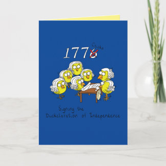 4th of July Funny Declaration of Independence Card