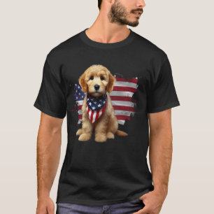 4th Of July Funny Golden Retriever Lover Vintage T-Shirt