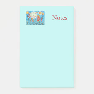4TH OF JULY GANG, PARADE & FIREWORKS HOLIDAY POST-IT NOTES